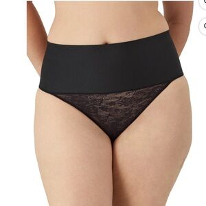 Maidenform Women's Shapewear Tame Your Tummy Lace Shaping Thong, Style FP0049